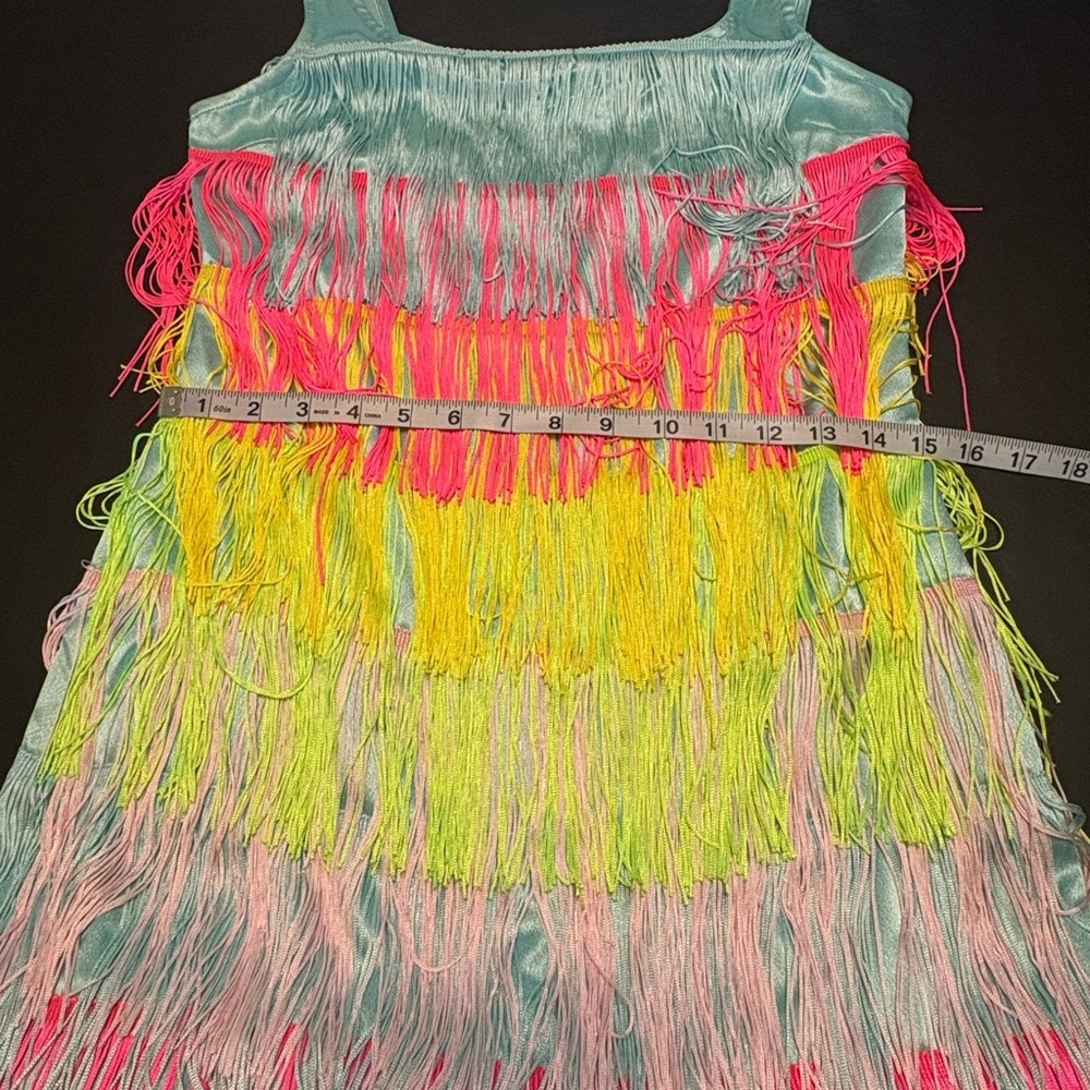 Colorful Fringe Women's Dress size S NWT - Picture 8 of 15